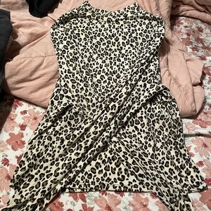 Cheetah print under shirt